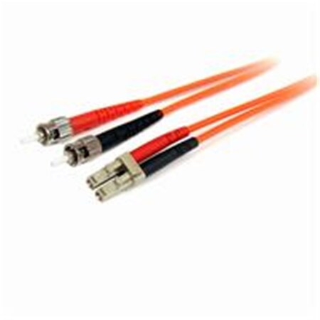 Dynamicfunction 1m Multimode 62.5-125 Duplex Fiber Patch Cable LC-ST DY712527
